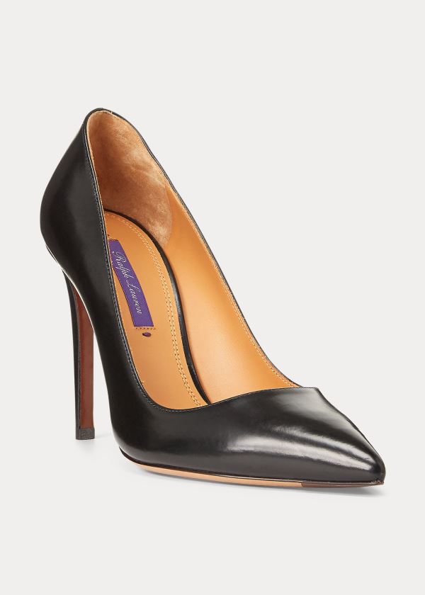 Ralph Lauren Celia Calfskin Pumps Dame Danmark (ENVUC3956)